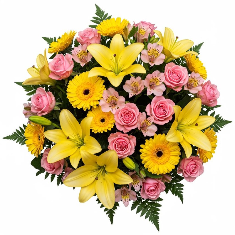 Blushing Sunshine Bouquet-Regular (15 stems) & Medium (25 stems) & Large (30 stems) & Extra Large (35 stems) & Luxury (50 stems) & Glamour (65 stems) & Exclusive Glamour (80 stems) & Premium (100 stems)