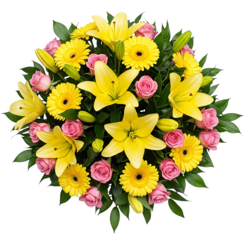 Yellow Plaything Bouquet-Small (10 stems) & Regular (15 stems) & Medium (25 stems) & Large (30 stems) & Extra Large (35 stems) & Luxury (50 stems) & Glamour (65 stems) & Exclusive Glamour (80 stems) & Premium (100 stems)