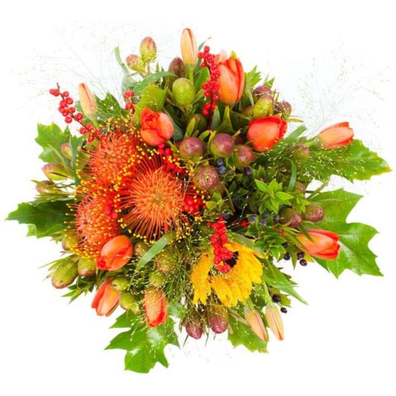 Autumn Blaze and Bloom Bouquet