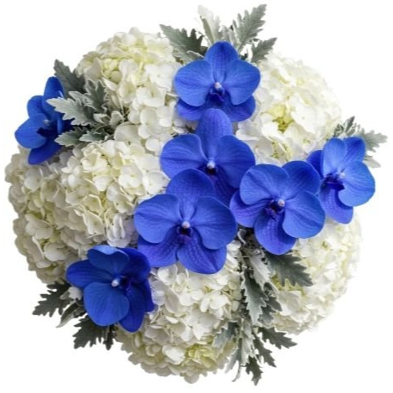 Blue and White Gorgeous Bouquet