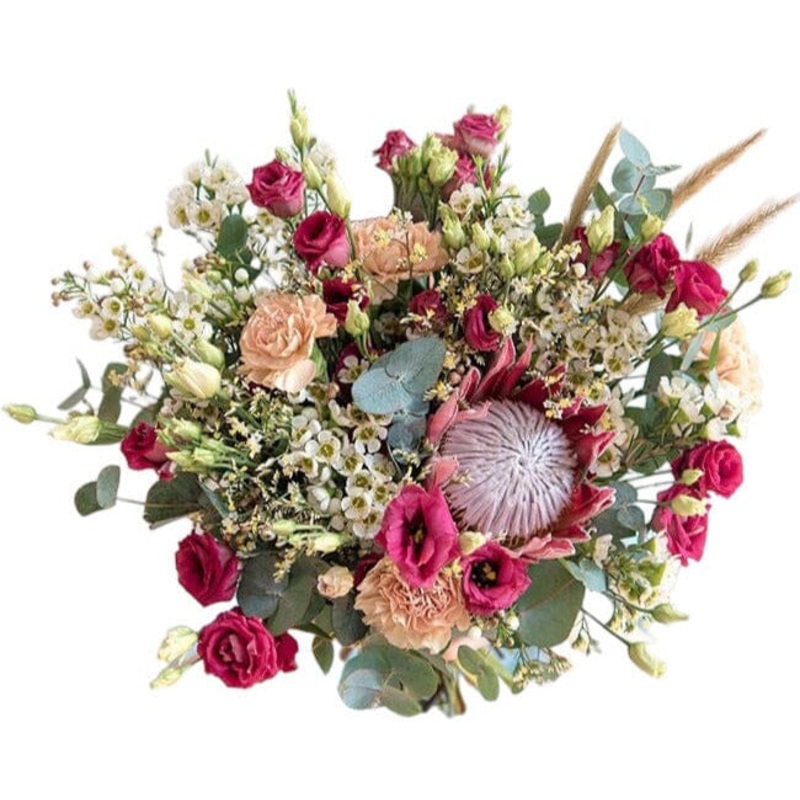 Blush Protea Garden Whispers Exotic Bouquet