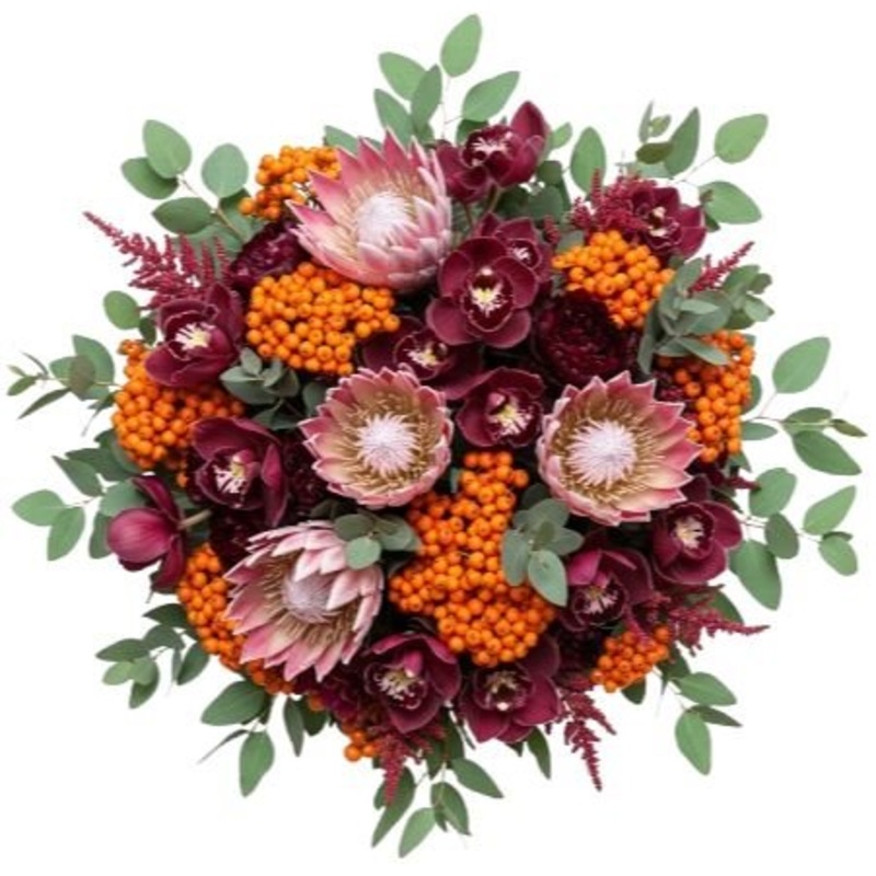 Rustic Bloom with Eucalyptus Bouquet