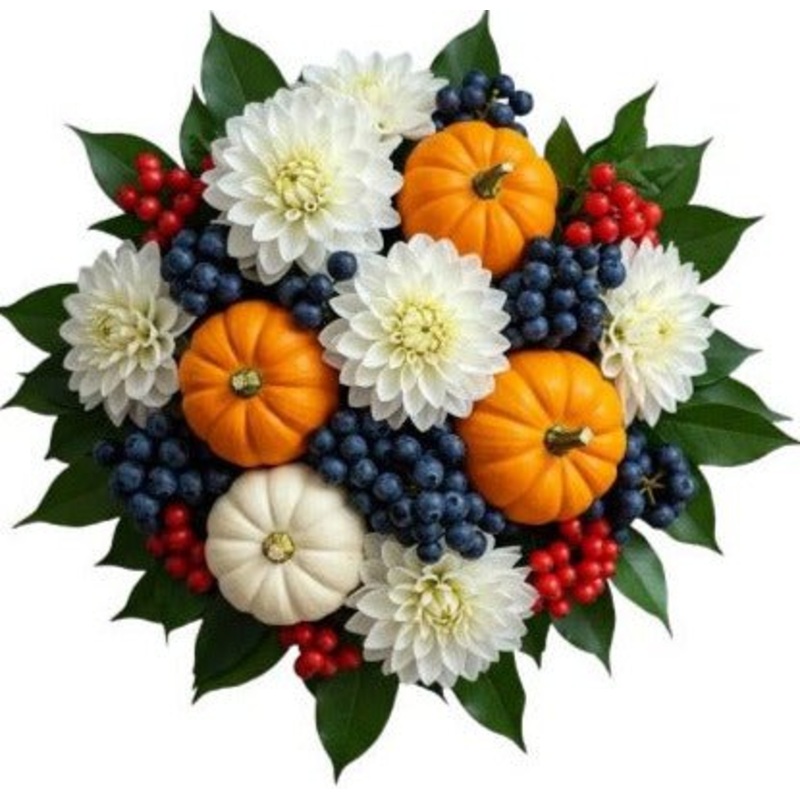 Seasonal Charm Pumpkin Bouquet