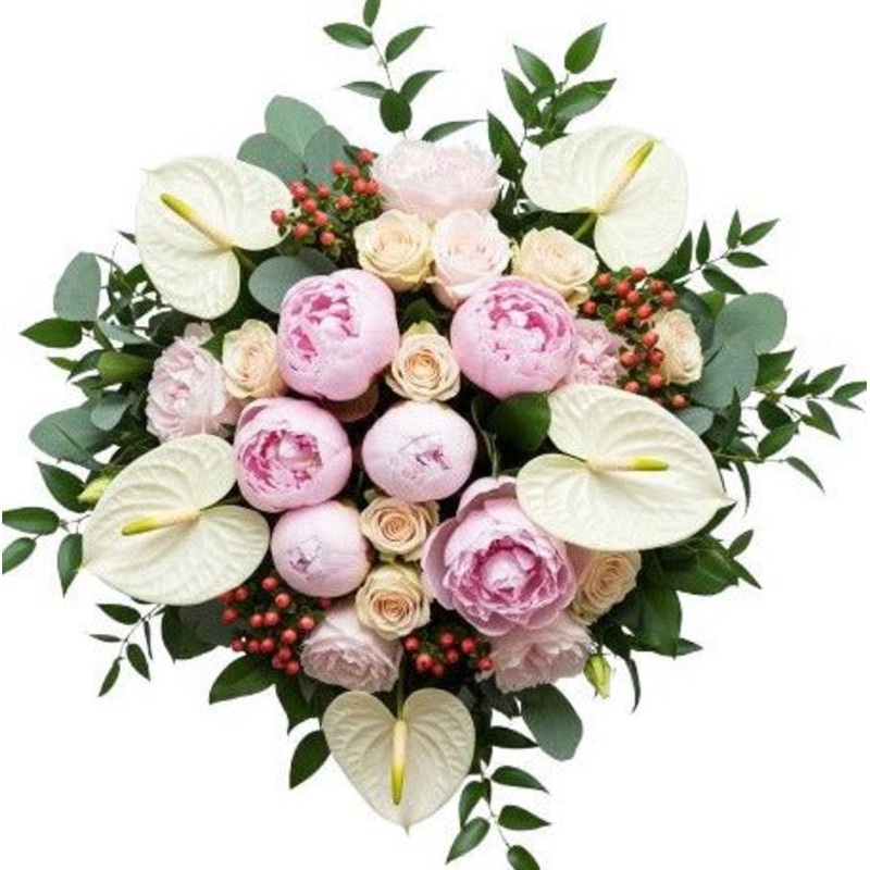 Soft Elegance Floral Symphony Bouquet