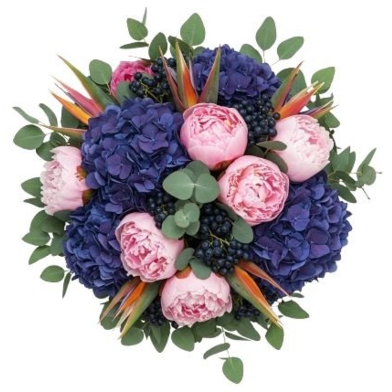 Tropical Symphony with Peonies Bouquet