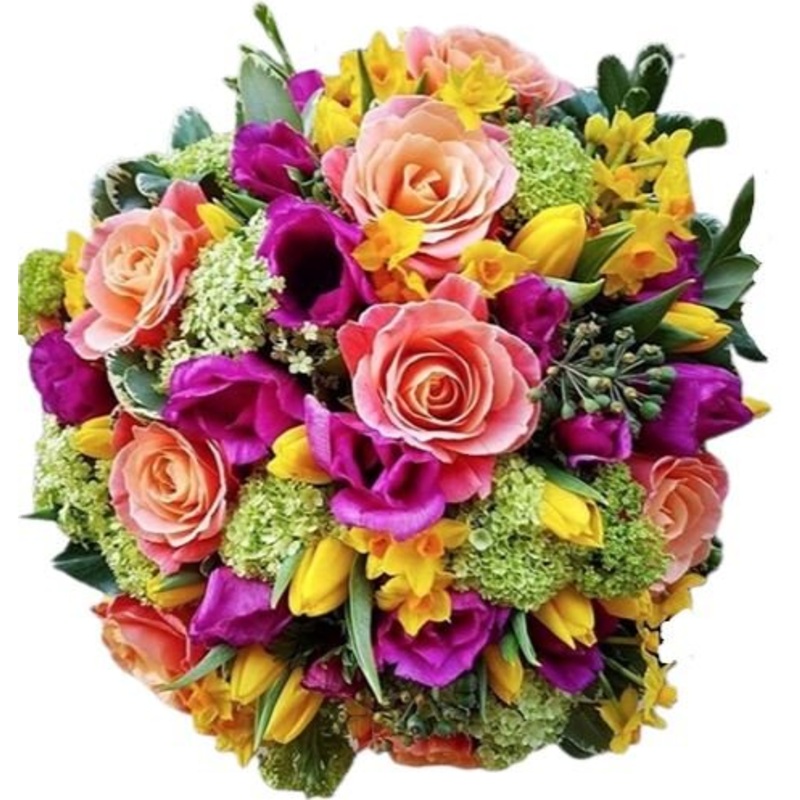 A Bouquet of Rainbow Flowers-Regular (40 stems) & Large (50 stems) & Extra Large (60 stems) & Luxury (70 stems) & Glamour (80 stems) & Exclusive Glamour (100 stems) & Premium (120 stems) & Premium Extra (140 stems)