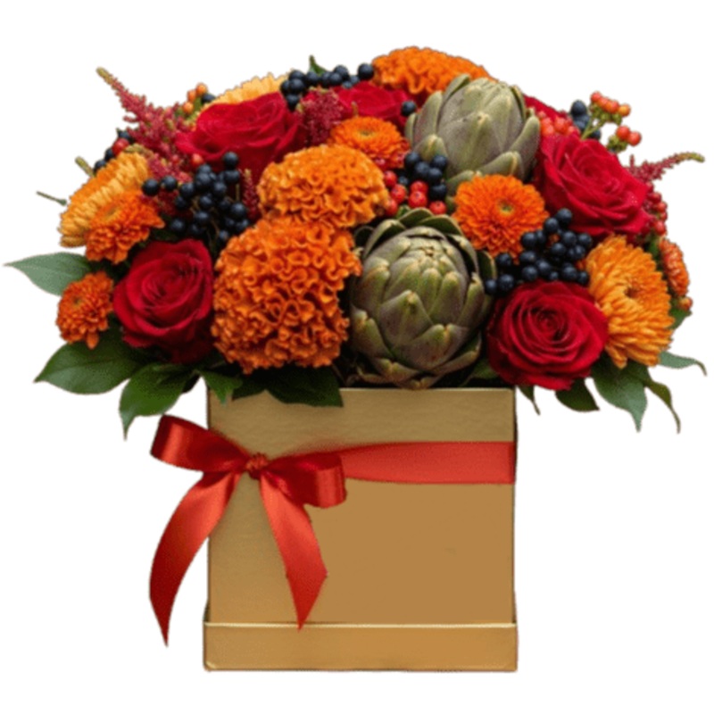 Garden Autumn Box-Small (20 stems) & Large (25 stems) & Luxury (30 stems) & Glamour (40 stems) & Exclusive Glamour (50 stems) & Premium (60 stems) & Premium Extra (80 stems) & Posh (100 stems)