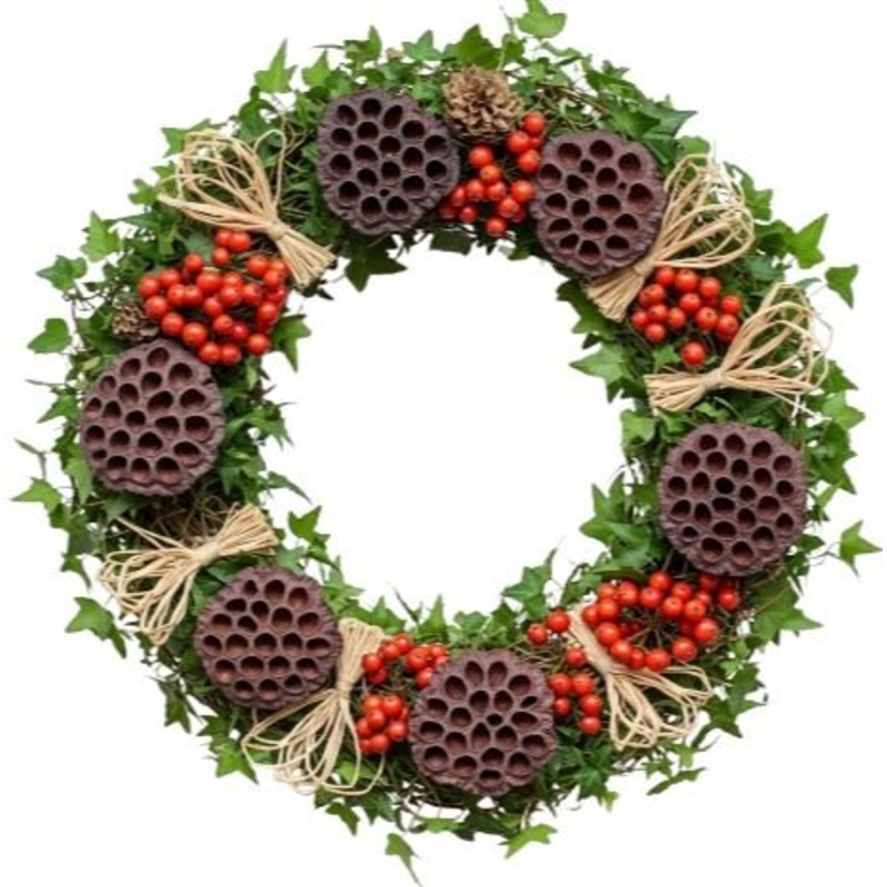 Natural Look Autumn Door Wreath