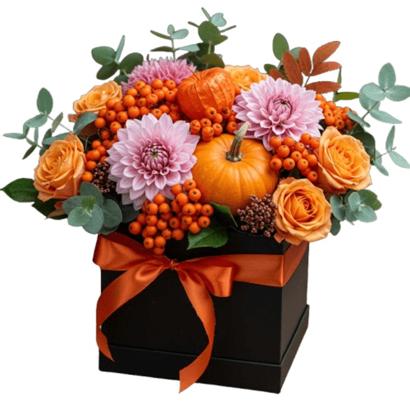 Pretty and Orange Halloween Box
