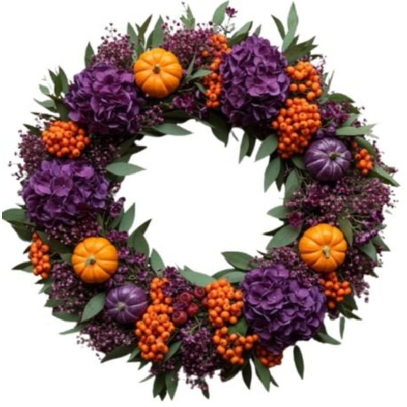 Vintage Halloween Wreath-36cm  (14 inch) & 42cm (16 inch) & 51cm (21 inch)