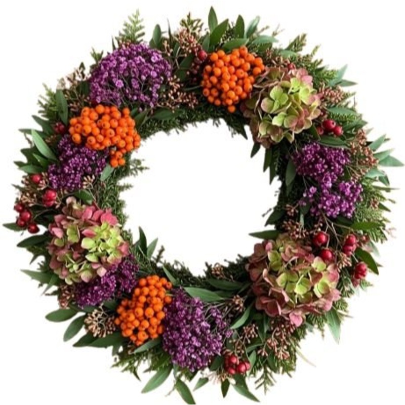 Wild Meadow Vintage Charm Door Wreath