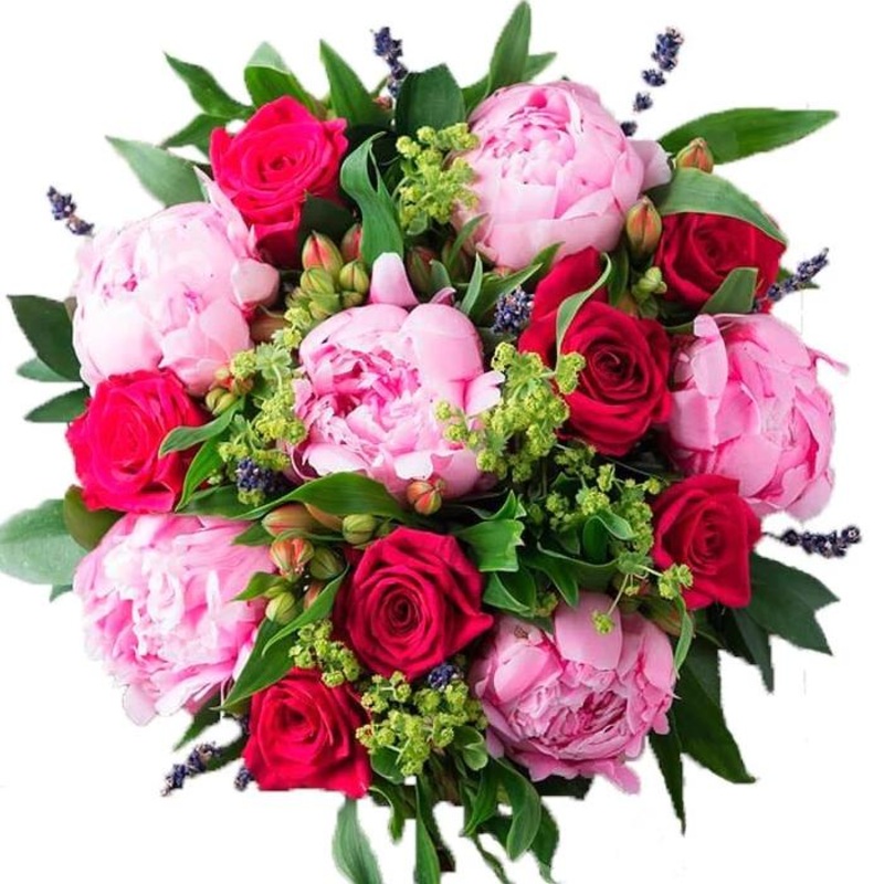 Blush Charm Bouquet-Small (15 stems) & Medium (20 stems) & Regular (25 stems) & Large (30 stems) & Extra Large (40 stems) & Luxury (50 stems) & Glamour (60 stems) & Exclusive Glamour (80 stems) & Posh (100 stems)
