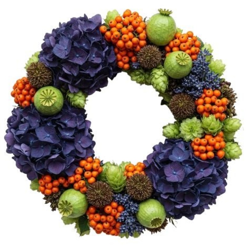 Papaver & Hydrangea Bloom Dooor Ring