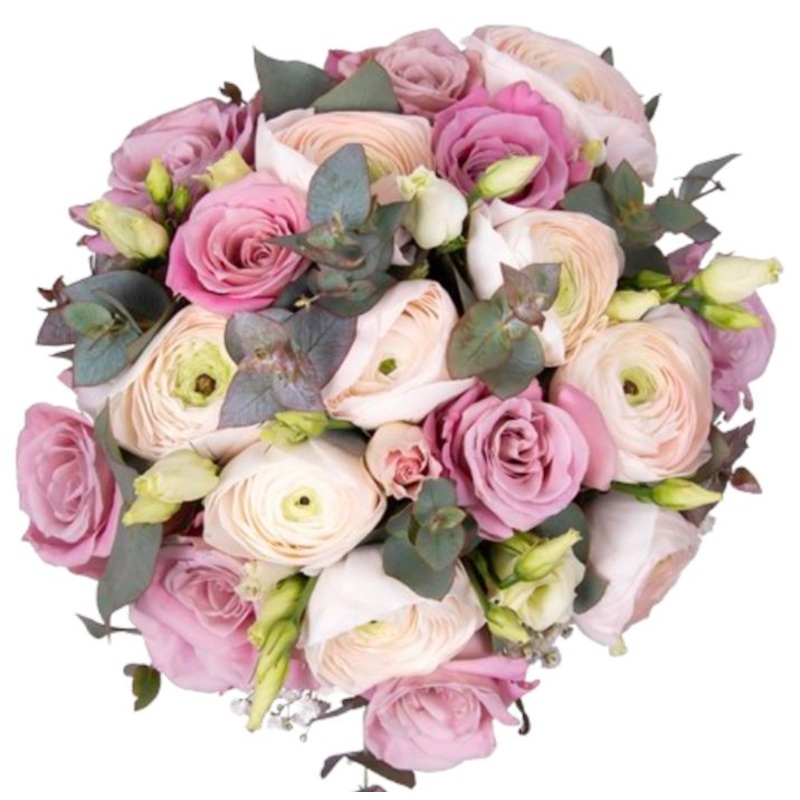 Pink Roses & Ranunculus Bouquet