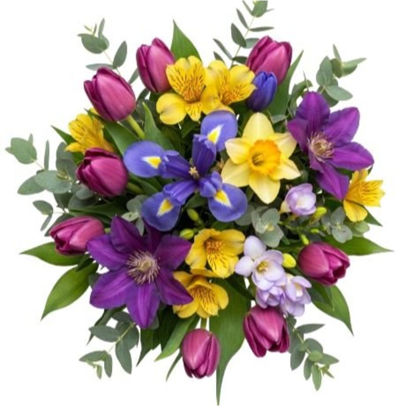 Pleasing Purple Bouquet-Small (25 stems) & Regular (30 stems) & Medium (35 stems) & Large (40 stems) & Extra Large (50 stems) & Luxury (60 stems) & Glamour (80 stems) & Exclusive Glamour (100 stems) & Premium (120 stems) & Premium Extra (140 stems) & Posh