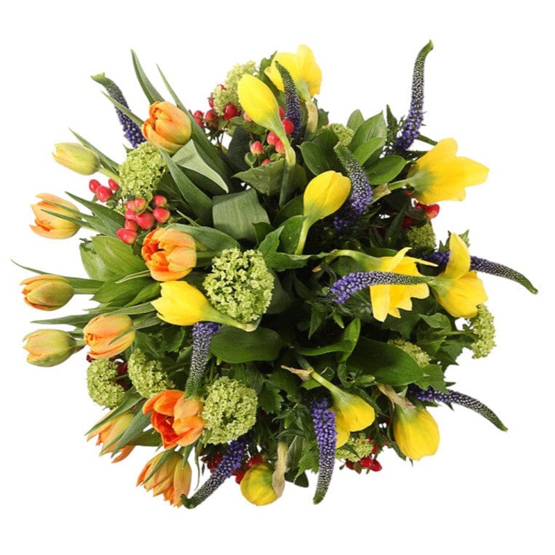 Spring Meadow Bouquet-Extra Small (20 stems) & Small (25 stems) & Medium (35 stems) & Regular (45 stems) & Large (55 stems) & Extra Large (65 stems) & Luxury (75 stems) & Glamour (85 stems) & Exclusive Glamour (95 stems) & Posh (120 stems)