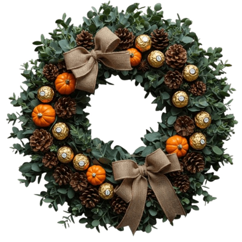 Trick & Treat Halloween Wreath