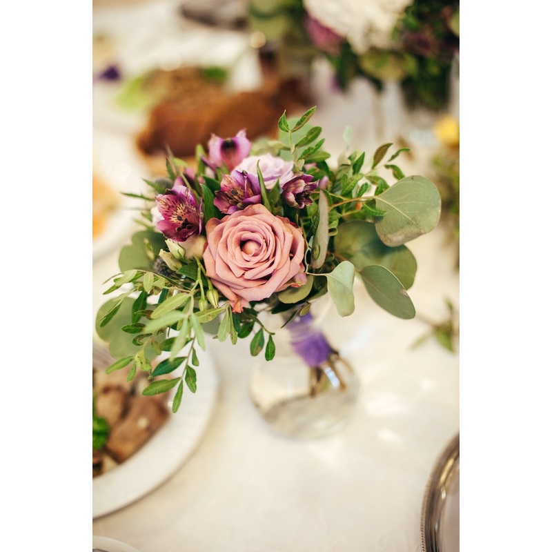 Purple fantasy prom bouquet