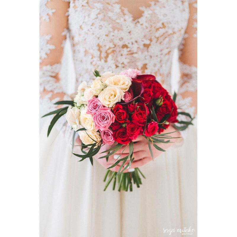 Ombre bridal bouquet