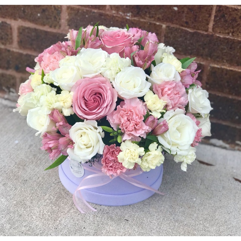 Sweet heart-7.5”-Orchid & Mint & Pink & Grey