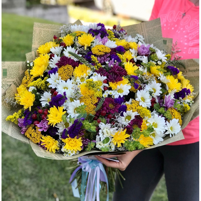 Wildflowers in flight