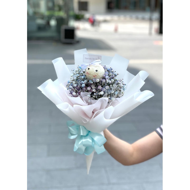 Adorable Chum | Mini Bouquet-Blue Baby
