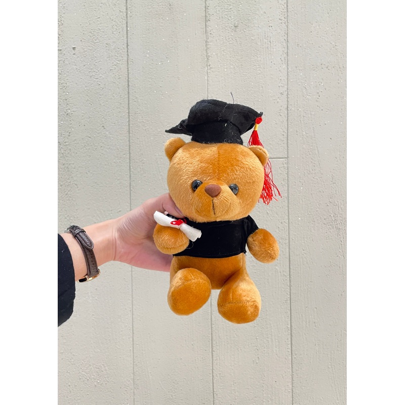 Brown Graduation Bear