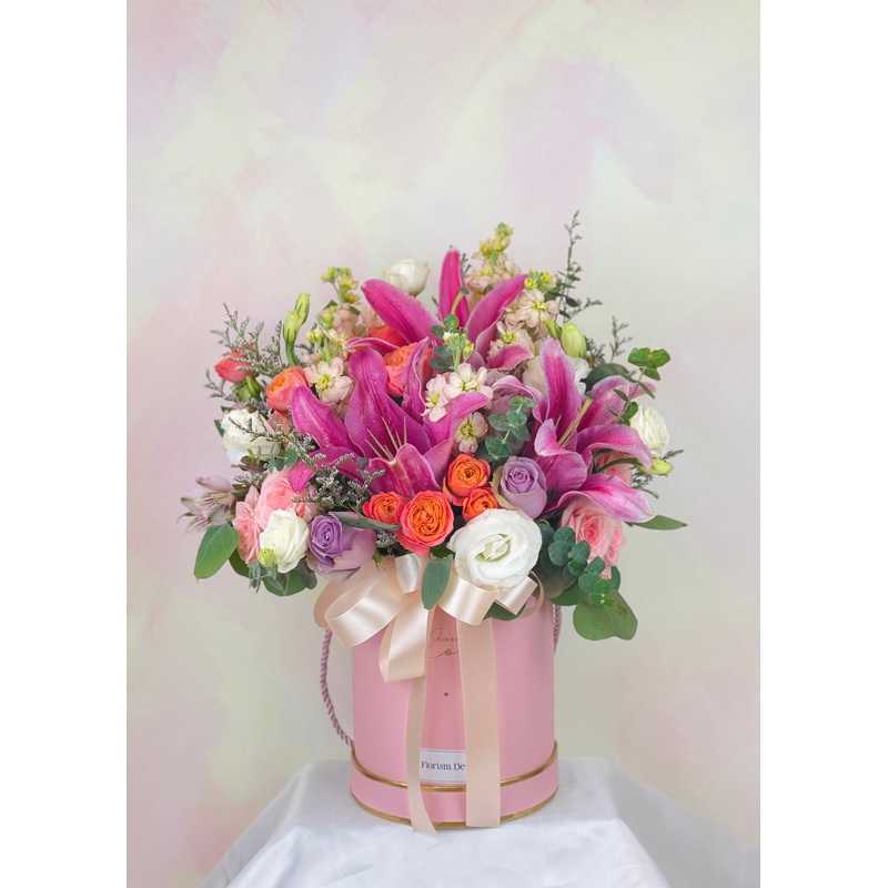 Charlene Colourful Box | Flower Box