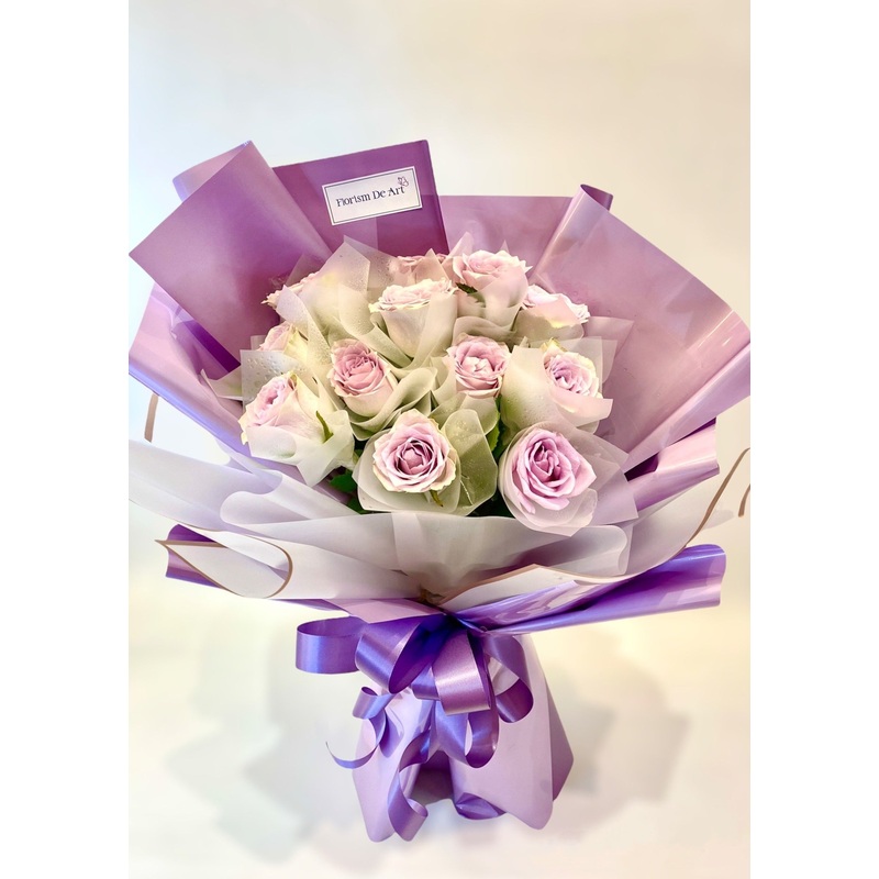 Signature Purple Roses | Flower Bouquet