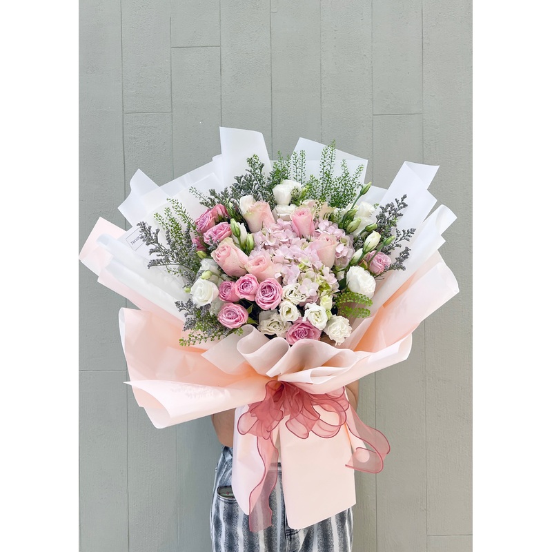 The Classic Soft Pink Bouquet | Flower Bouquet