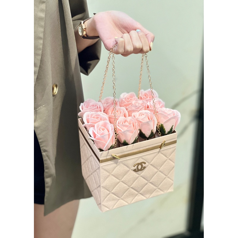 Channel Bag of Roses (Soap Roses)