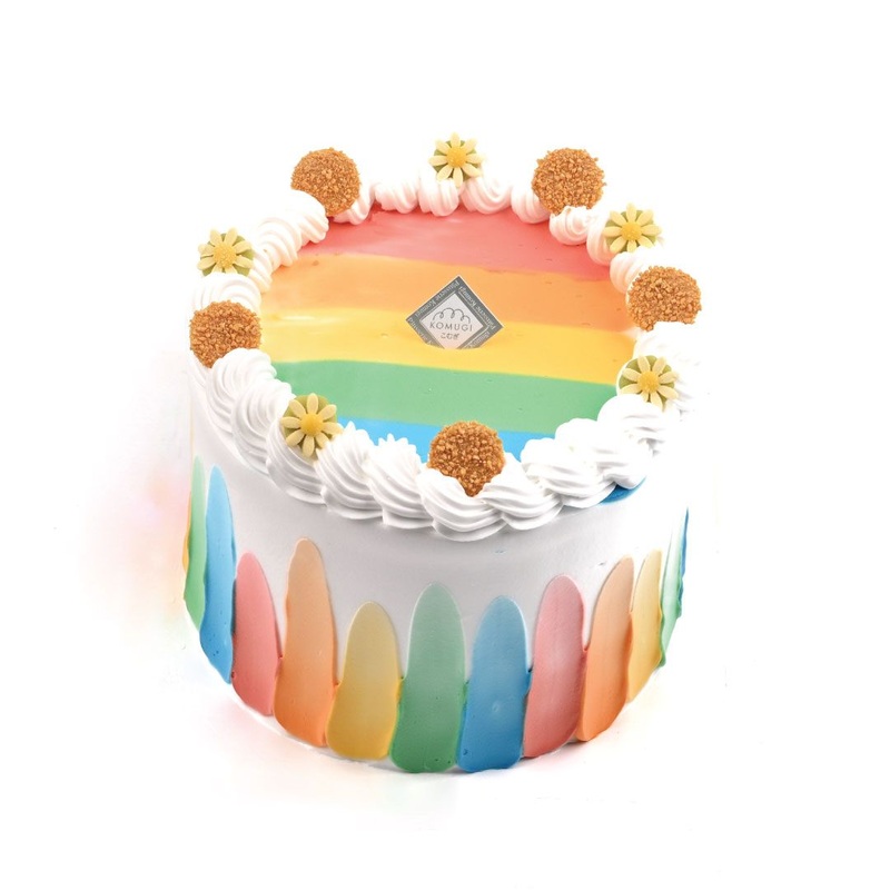 Komugi Rainbow Chiffon (6) | Whole Cakes