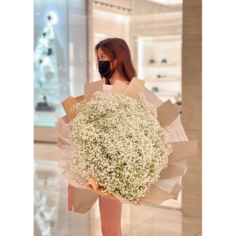 Winter Baby Breaths | Giant Flower Bouquet