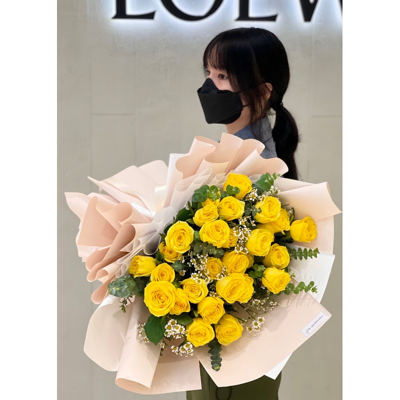 Yumi’s Lemon Roses | Flower Bouquet