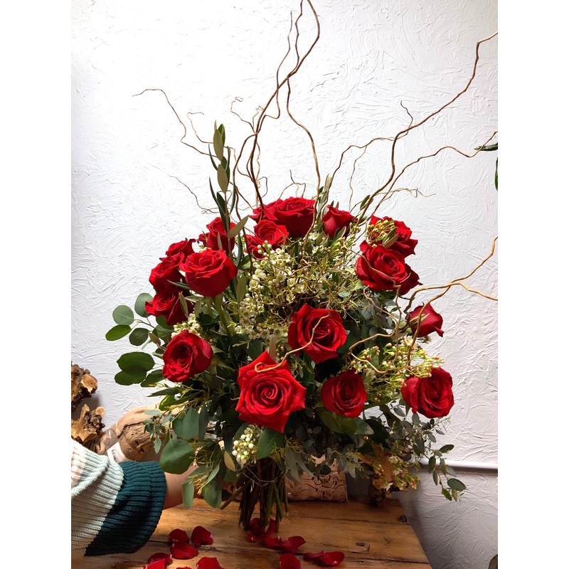 2 Dozen Roses in a Cut Bouquet