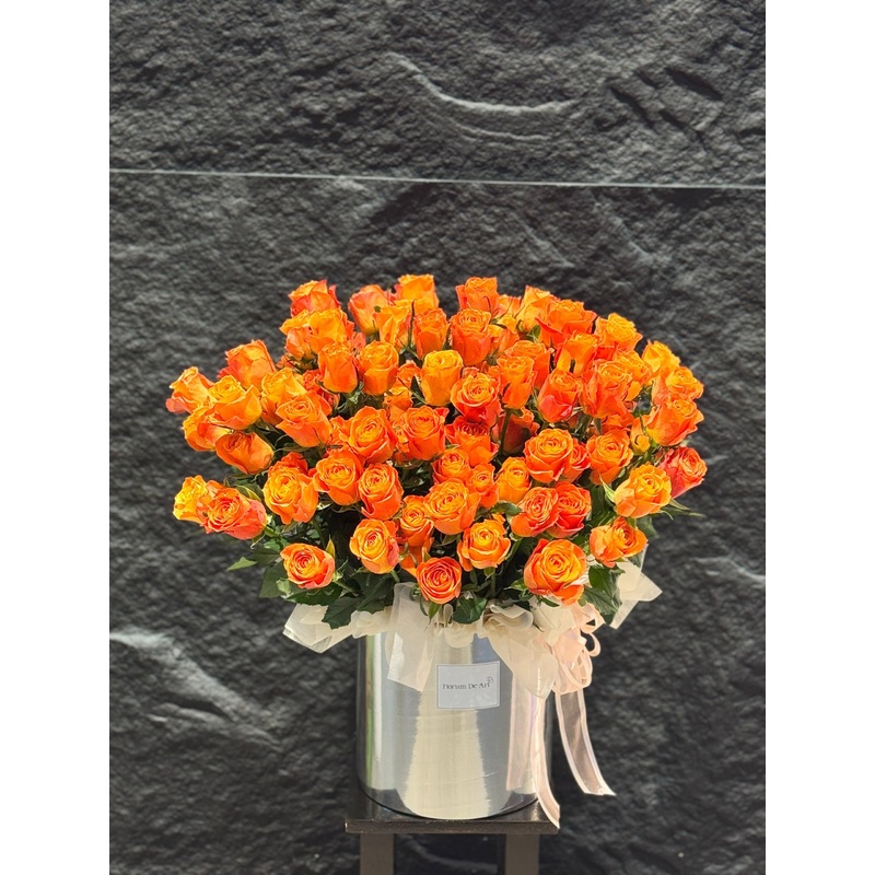 Eternal Devotion-Orange & Cherry pink & Light pink & Red & Creamy & Light cherry pink