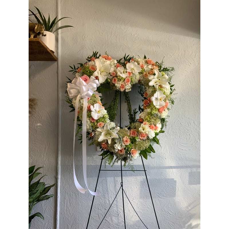 Sympathy Open Heart In Pastels