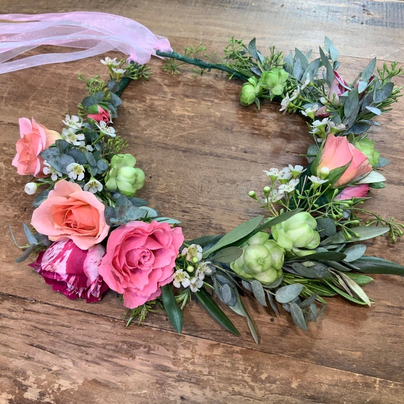 Floral Whimsey Floral Head Crown