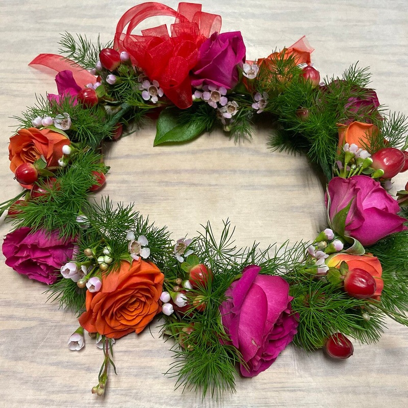 Garden Grace Floral Head Crown