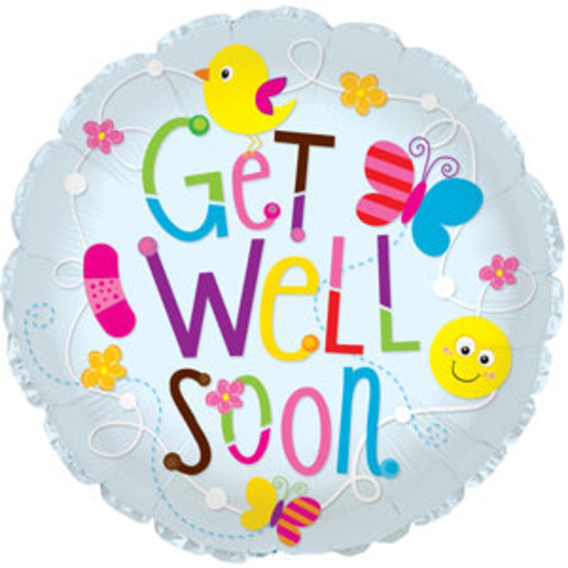 Mylar Balloon – Get Well Soon