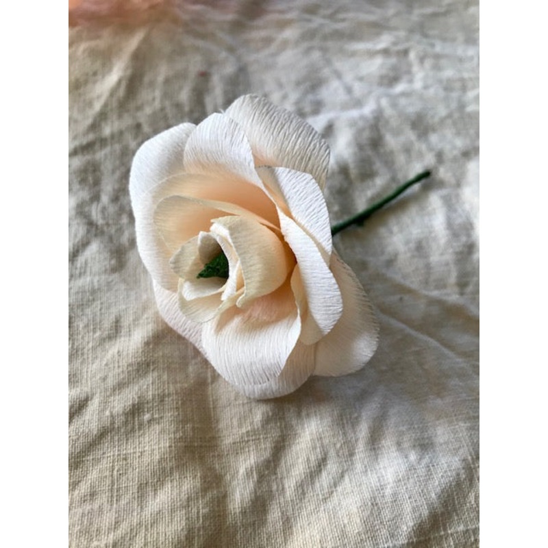 Apricot Pink Paper Flower