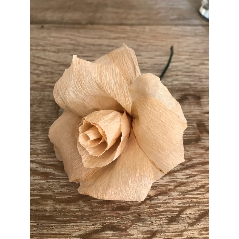 Crepe Paper Rose