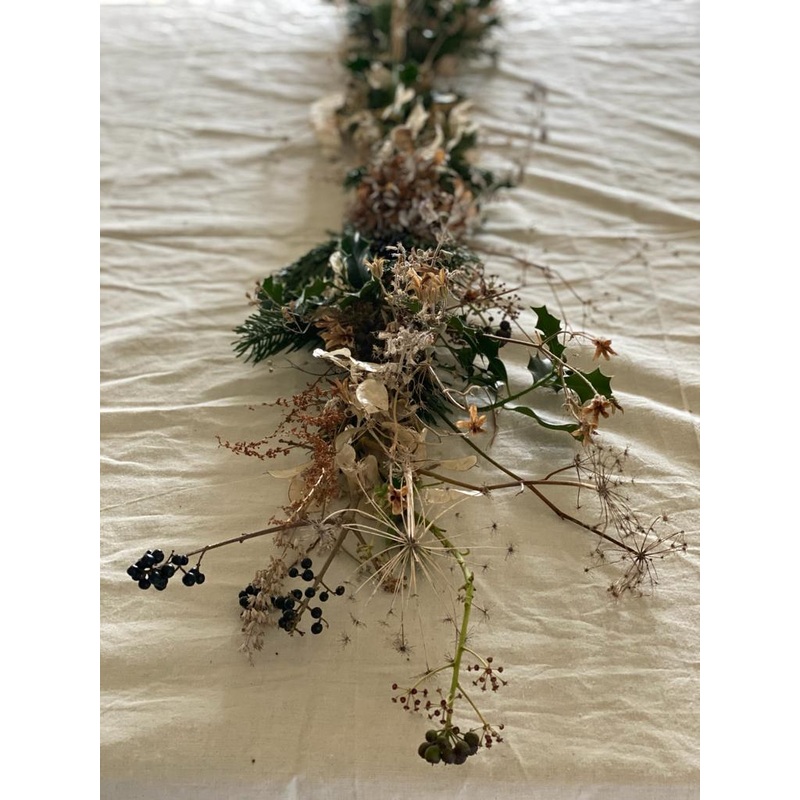 Floral Garland-Rod measures 152cms long