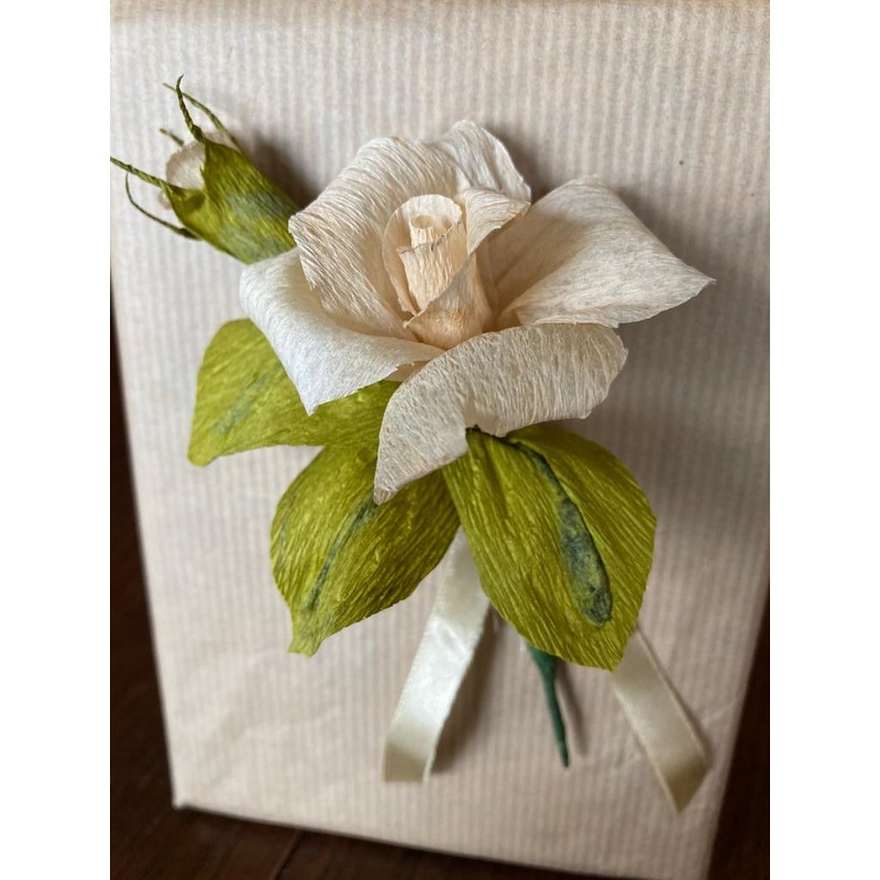 Pale Pink Paper Rose