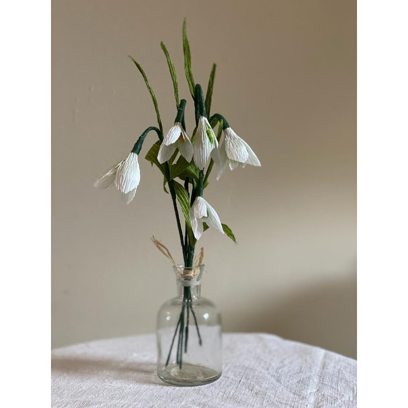 Paper Snowdrop Posy