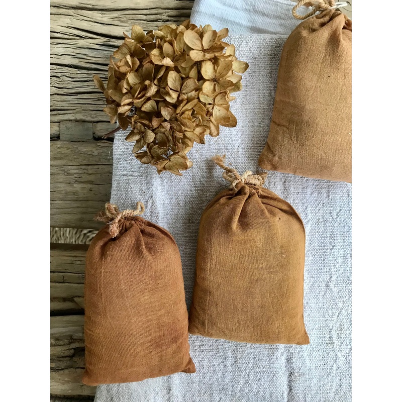 Raw Umber Lavender Bag-approx-Raw Umber