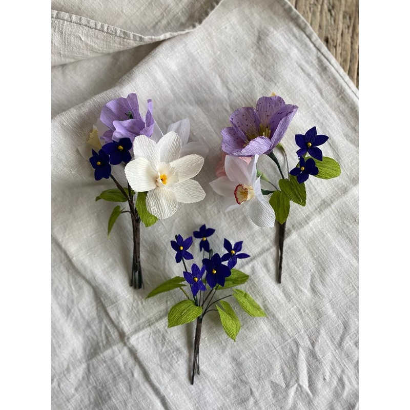 Spring Flower Paper Posy