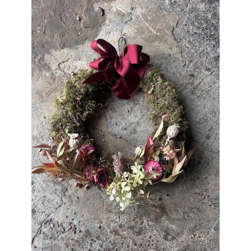 Dried Flower Wreath-approx 35cms wide