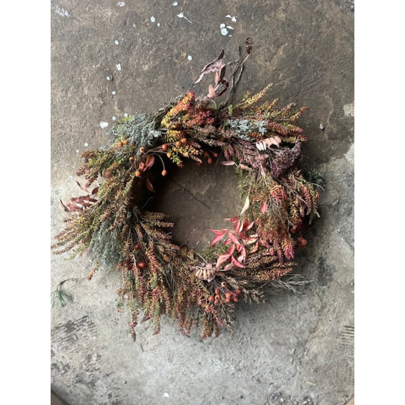 Dried Flower Wreath-approx 44cms wide