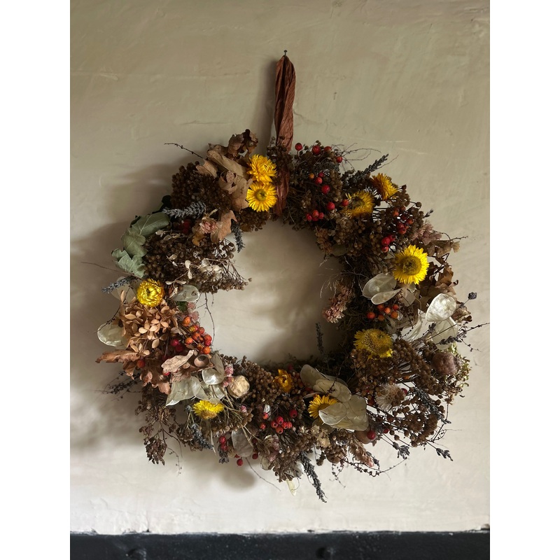 Dried Flower Wreath-approx 45cms wide